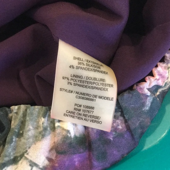 Silk top by Alice+Olivia, size M, multi colored - Picture 5 of 5